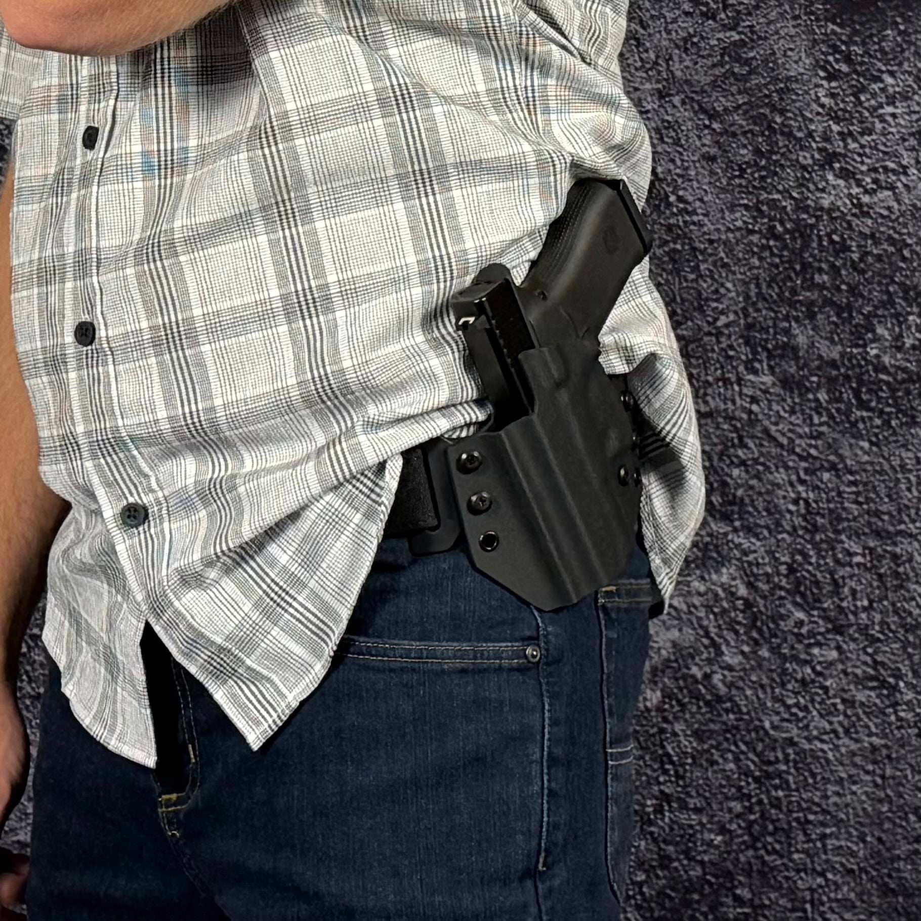 Glock 43/43X/43X MOS Compatible OWB Conceal Carry Holster (Ready