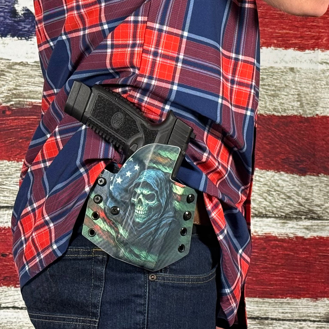 Liberty or Death ☠️ (LIGHT) - Limited Edition OWB Concealed Carry Holster