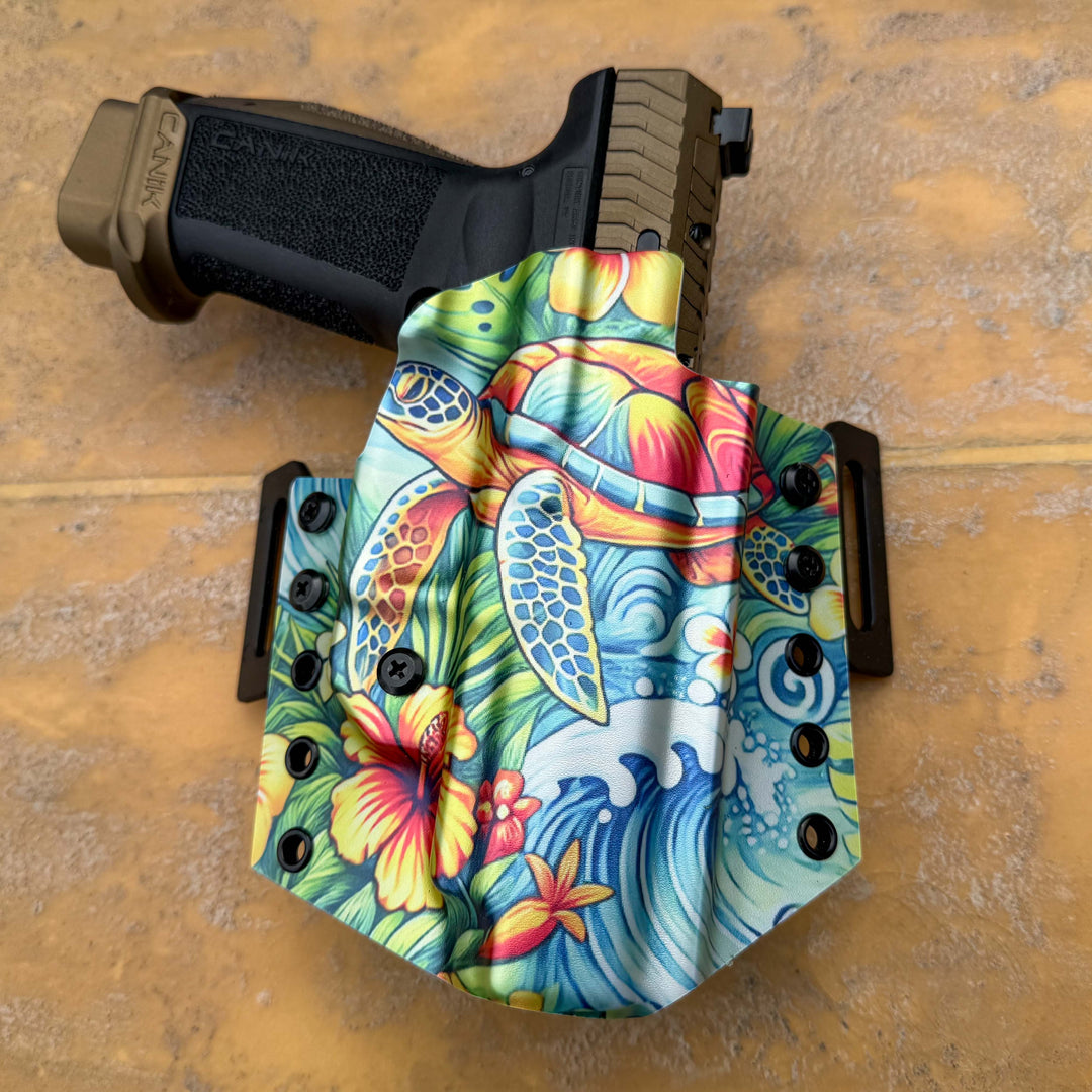 Shell Shock Handwriting Shell Shock Operator 🐢- Limited Edition OWB Concealed Carry Holster ...