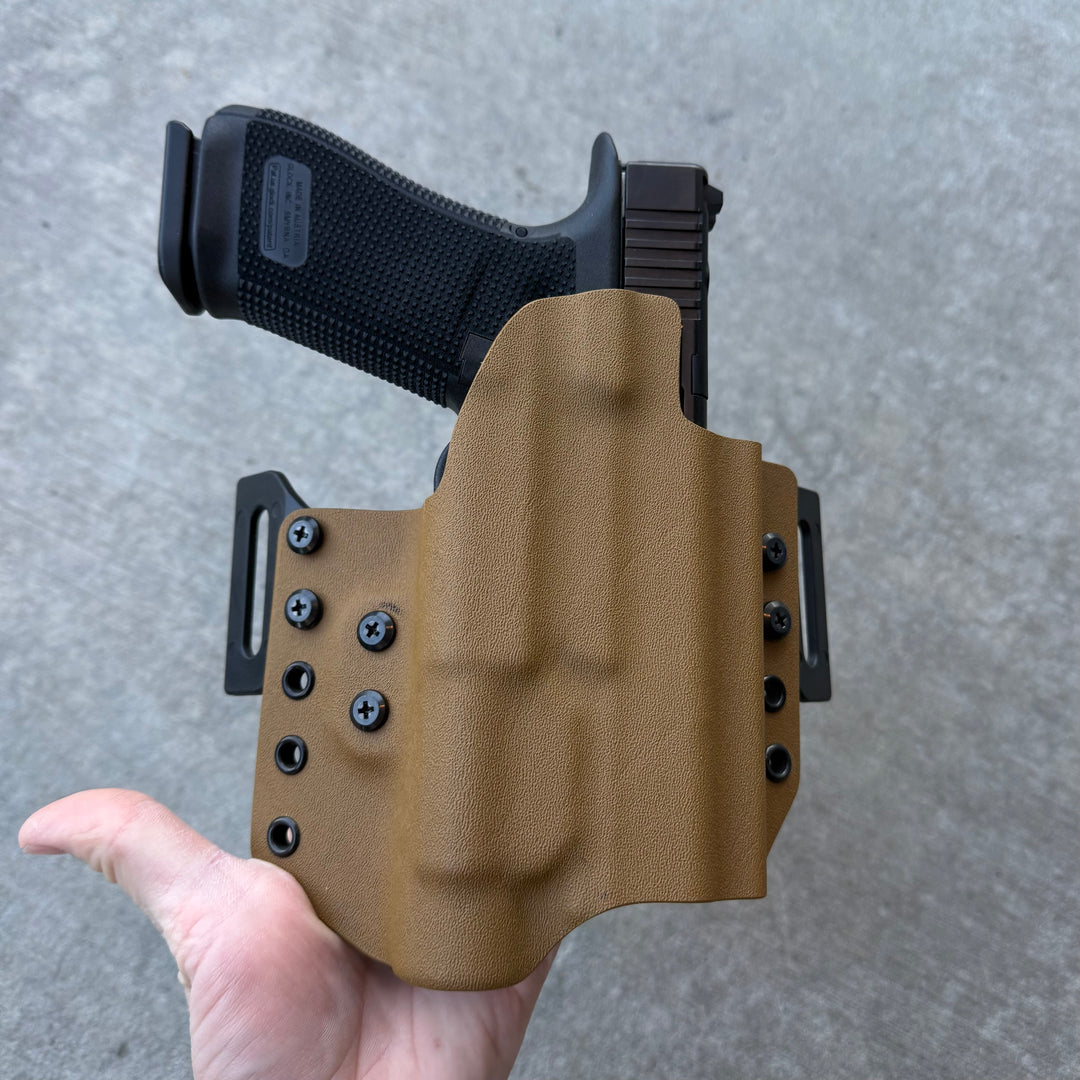Fondina OWB/IWB Ambidestra Per Pistola Con Laser O Luce – Nylon, Vita - Foto 1