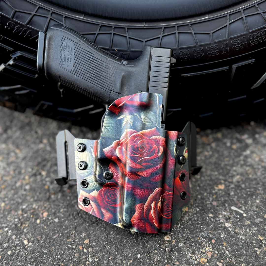 Blood & Petals - Limited Edition OWB Concealed Carry Holster