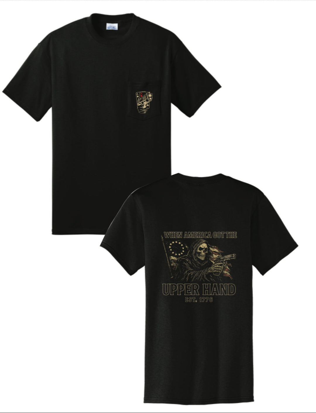 The Upper Hand – 1776 Reaper Edition (Pocket Tee)
